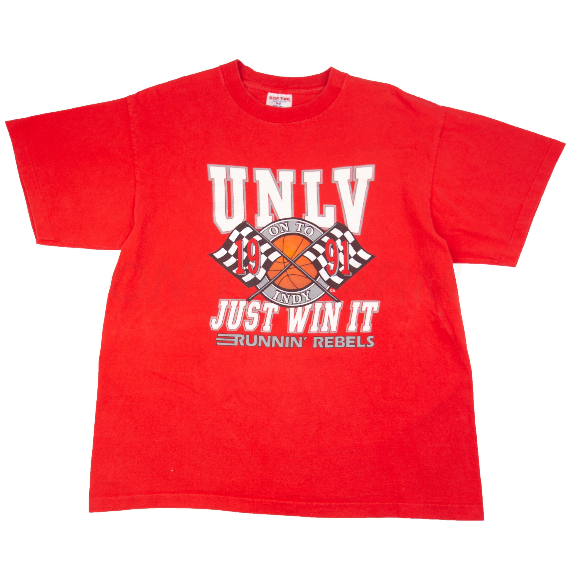 Vintage Red UNLV Just Win It Tee (1991)
