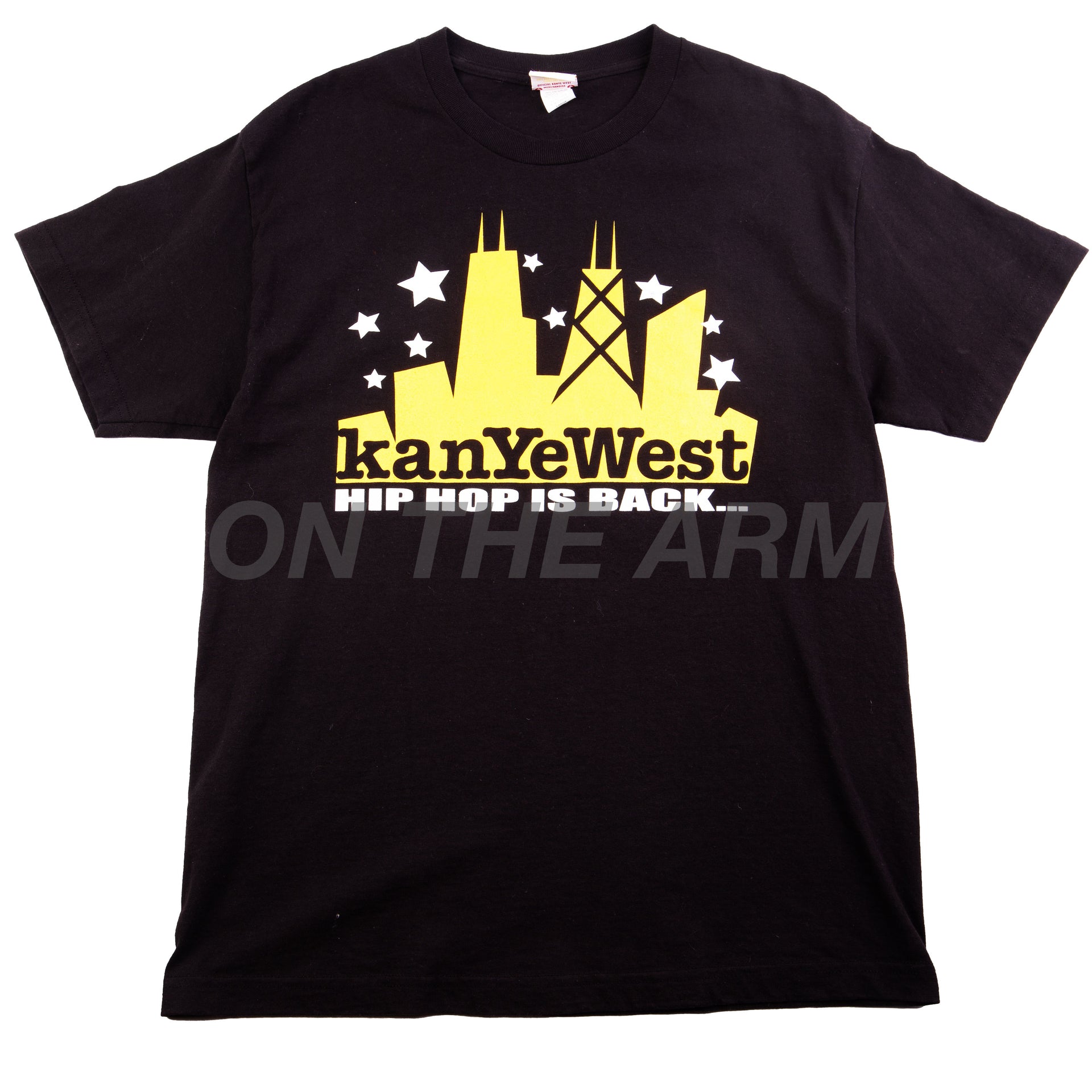 Vintage Black Kanye West Skyline Tour Tee (2004)