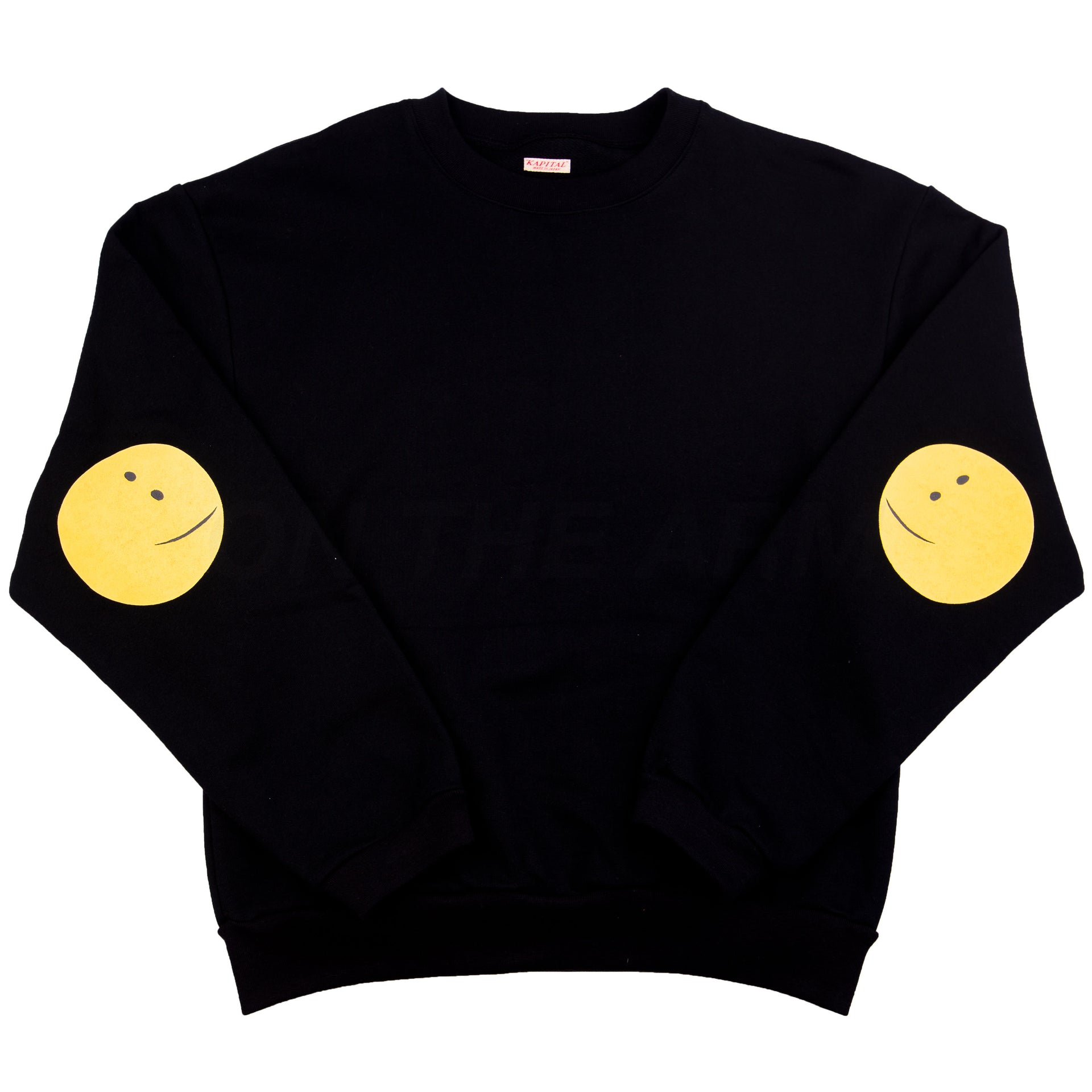 Kapital Black Smiley Crew