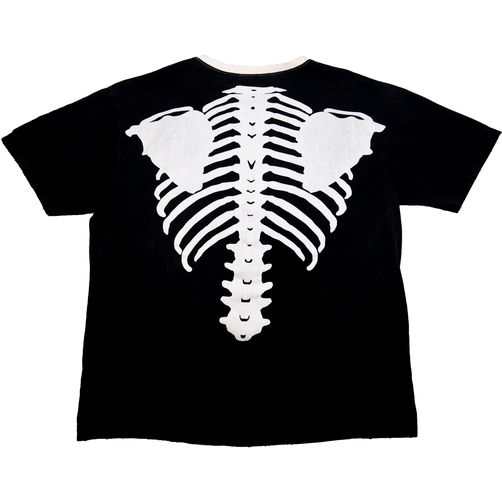 Kapital White/Black Bone Tee PRE-OWNED