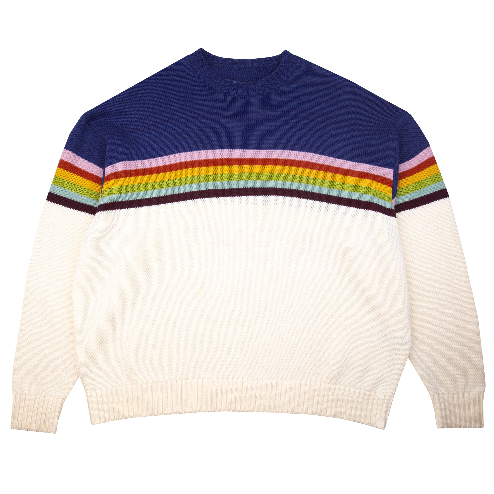Kapital Blue 5G Rainbow Knit Sweater PRE-OWNED