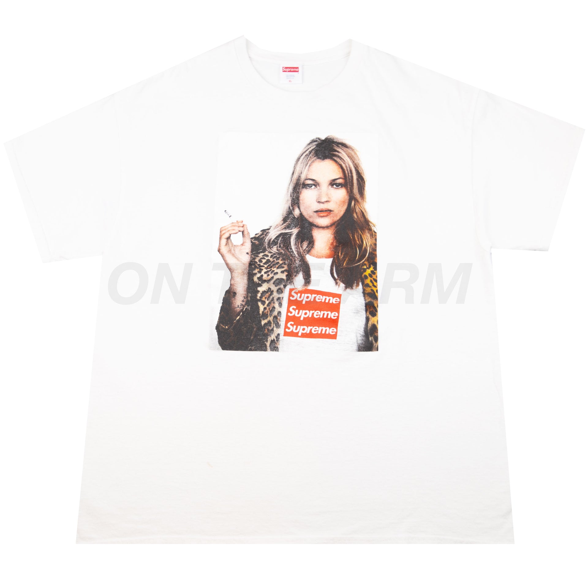 Asspizza White Kate Moss Tee PRE-OWNED