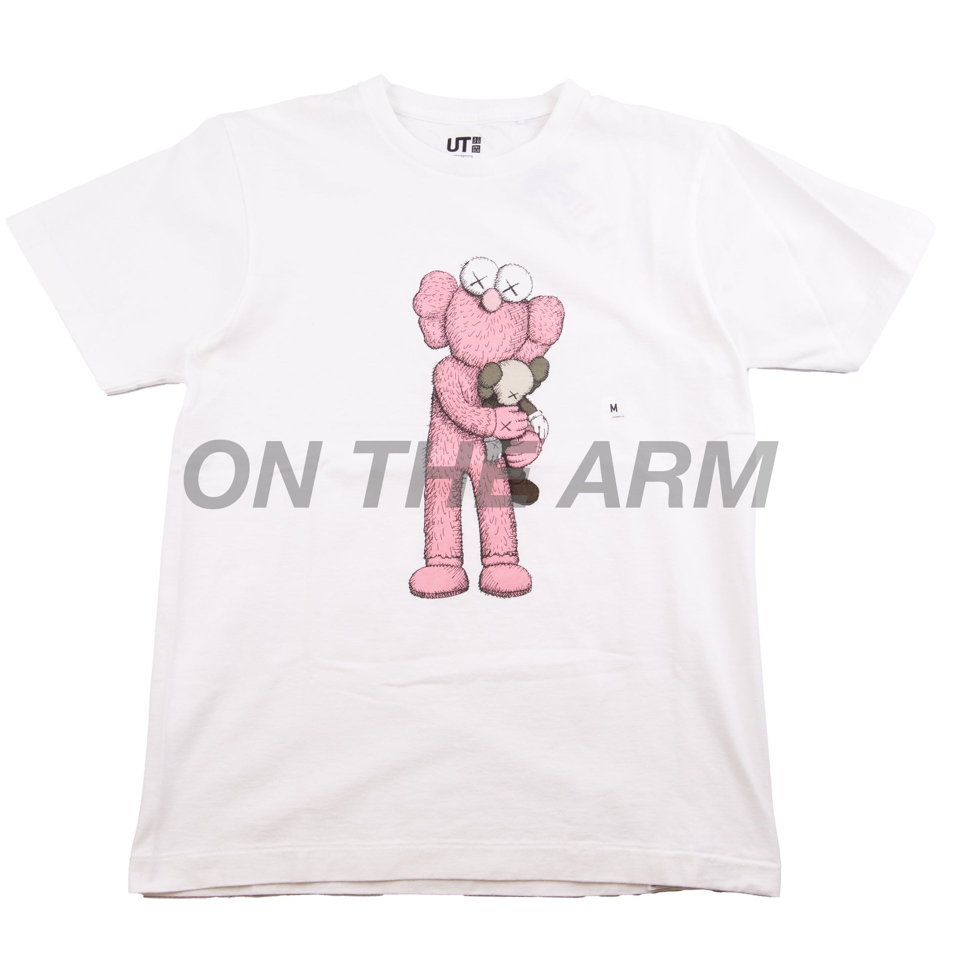 Uniqlo White Kaws Pink BFF Tee