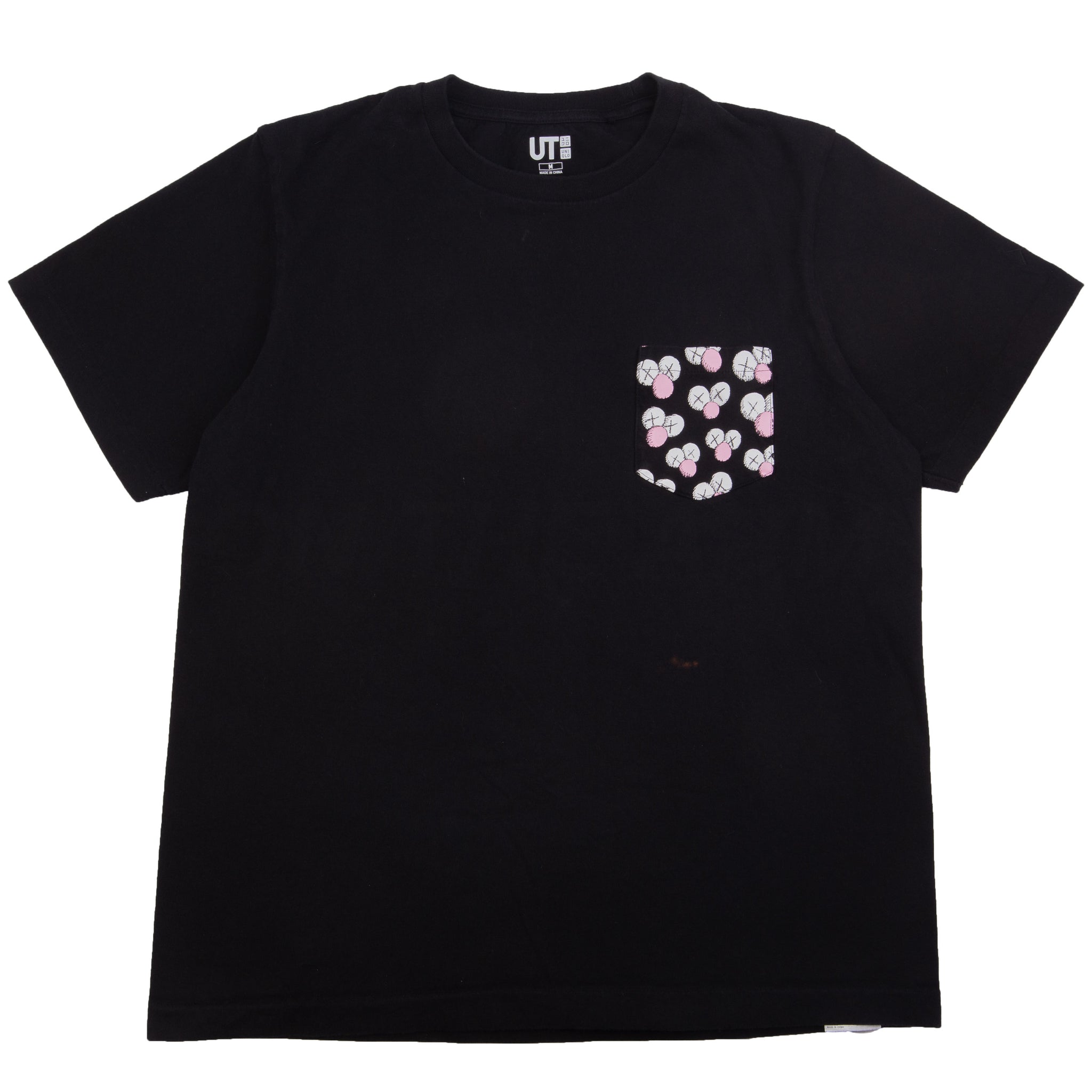 Uniqlo Black Kaws Pocket Tee PRE-OWNED