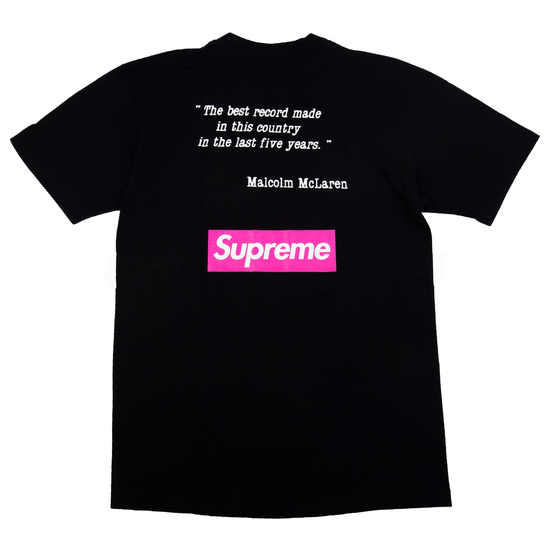 Supreme Black Malcolm Mclaren Keith Haring Duck Tee PRE-OWNED