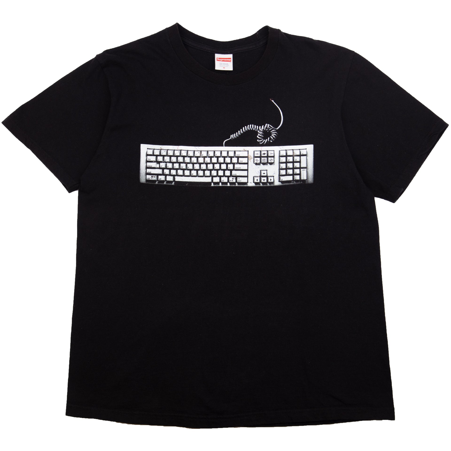 Supreme Black Keyboard Tee PRE-OWNED