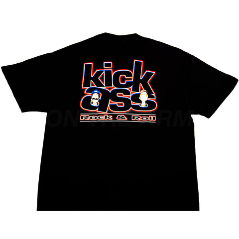 Vintage Black Kick Ass Rock & Roll Tee (2000's)