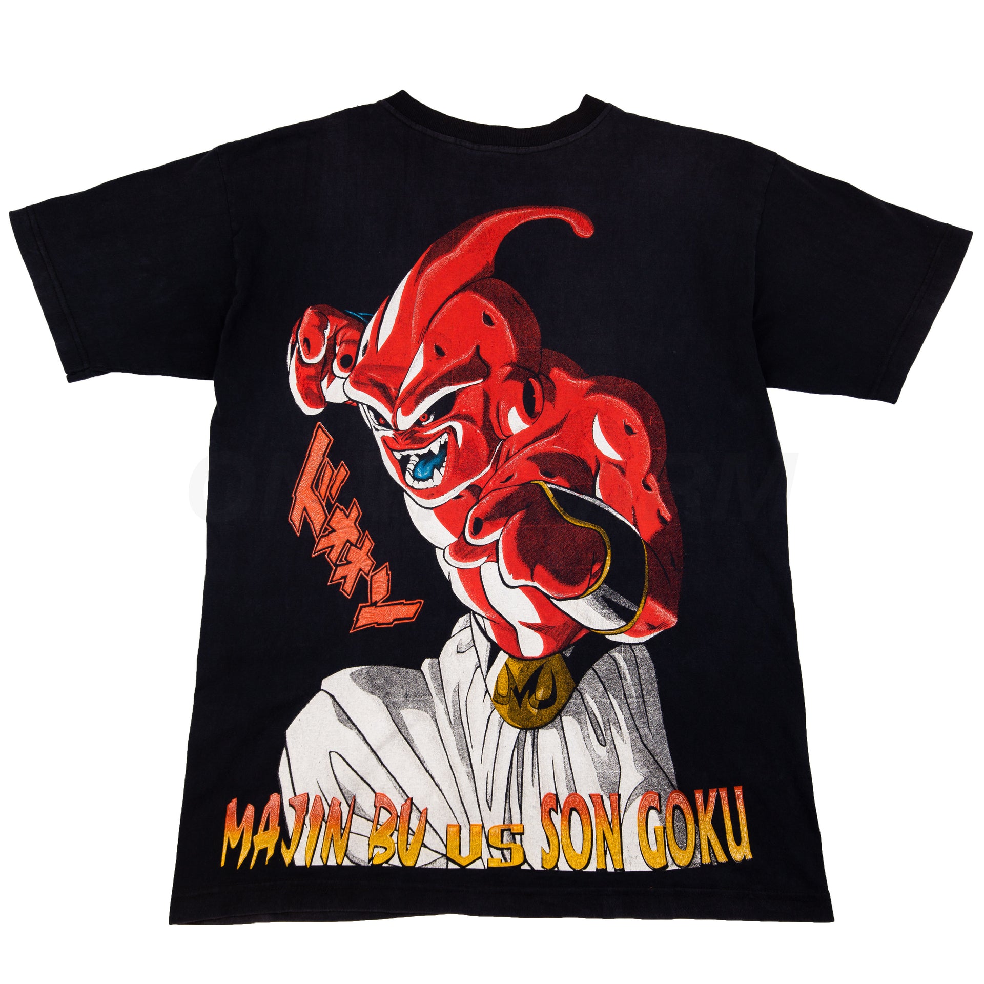 Vintage Black Peyote Dragon Ball Z Goku vs. Kid Buu Tee (1990's)