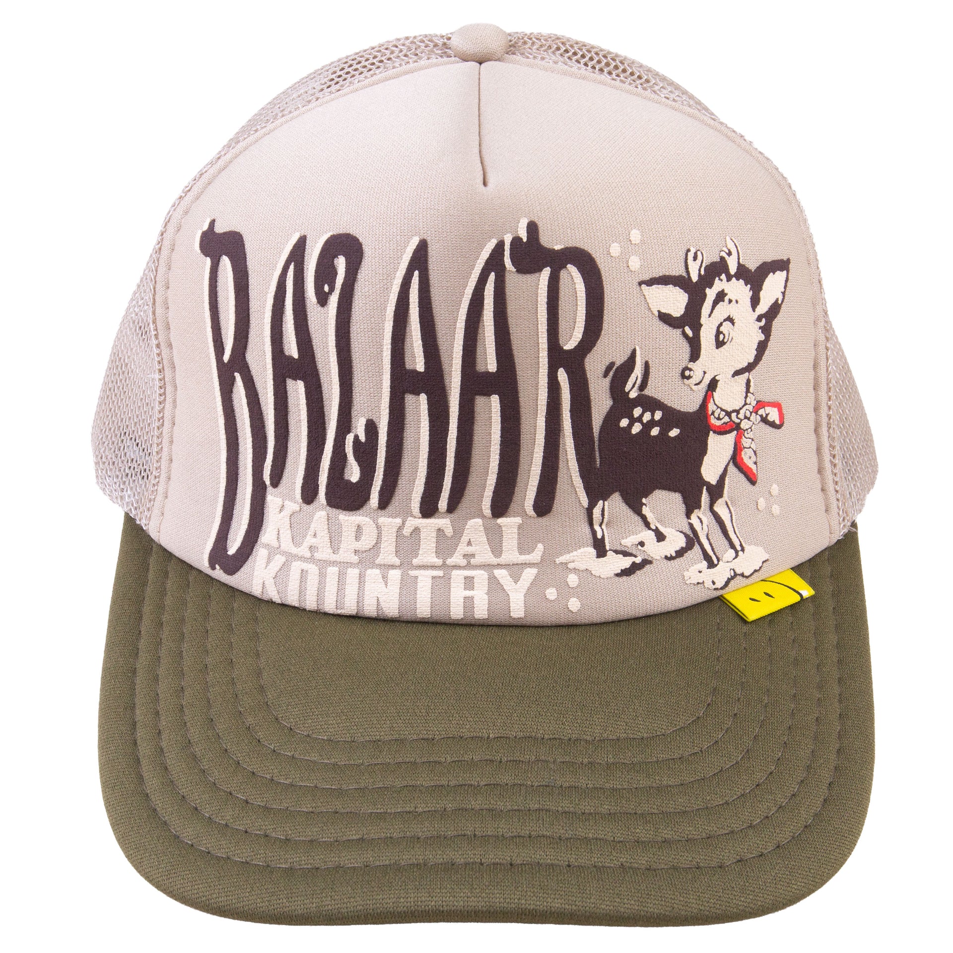 Kapital Kinari/Olive Bazaar Exclusive Trucker Hat