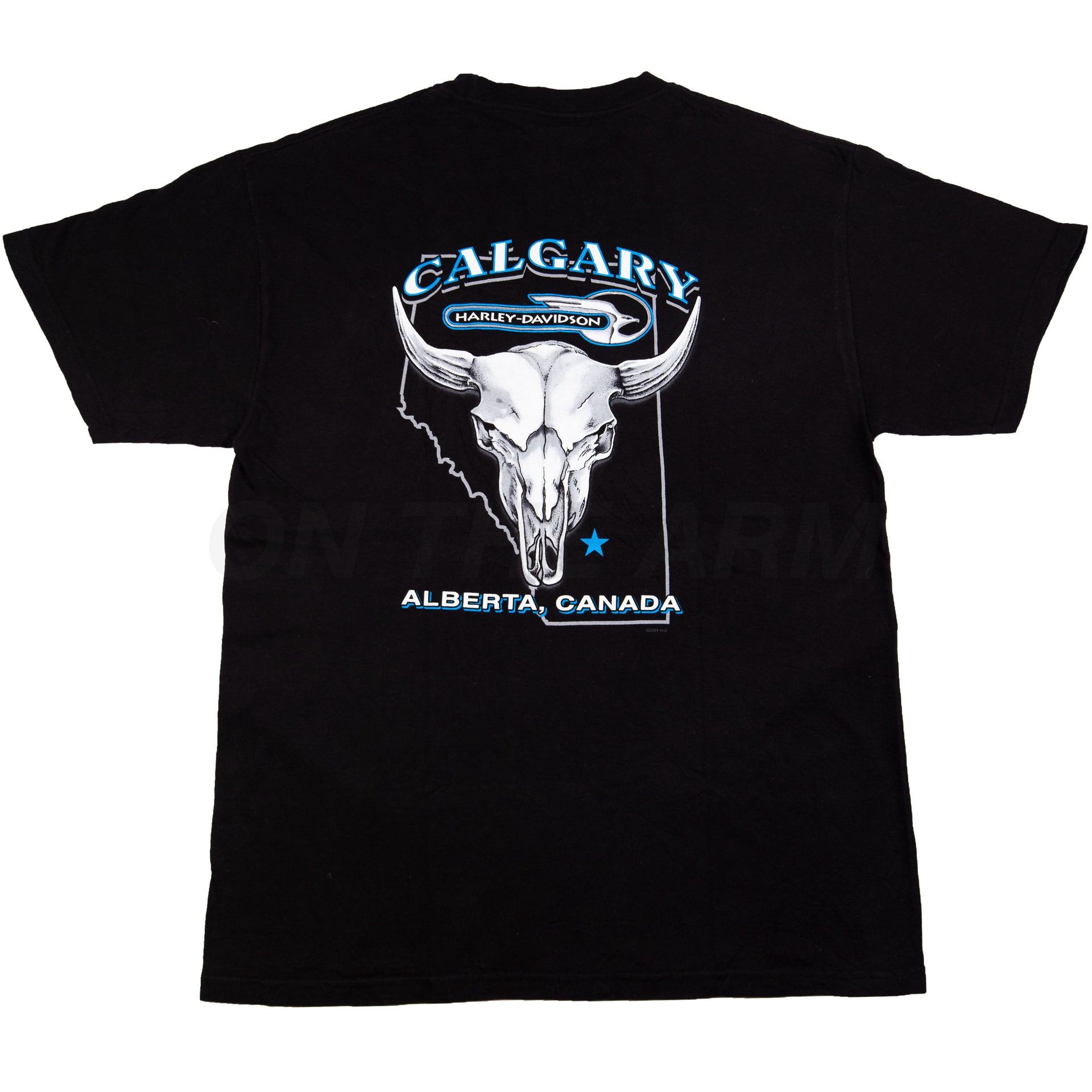 Vintage Black Harley Davidson Chess Tee (2007)