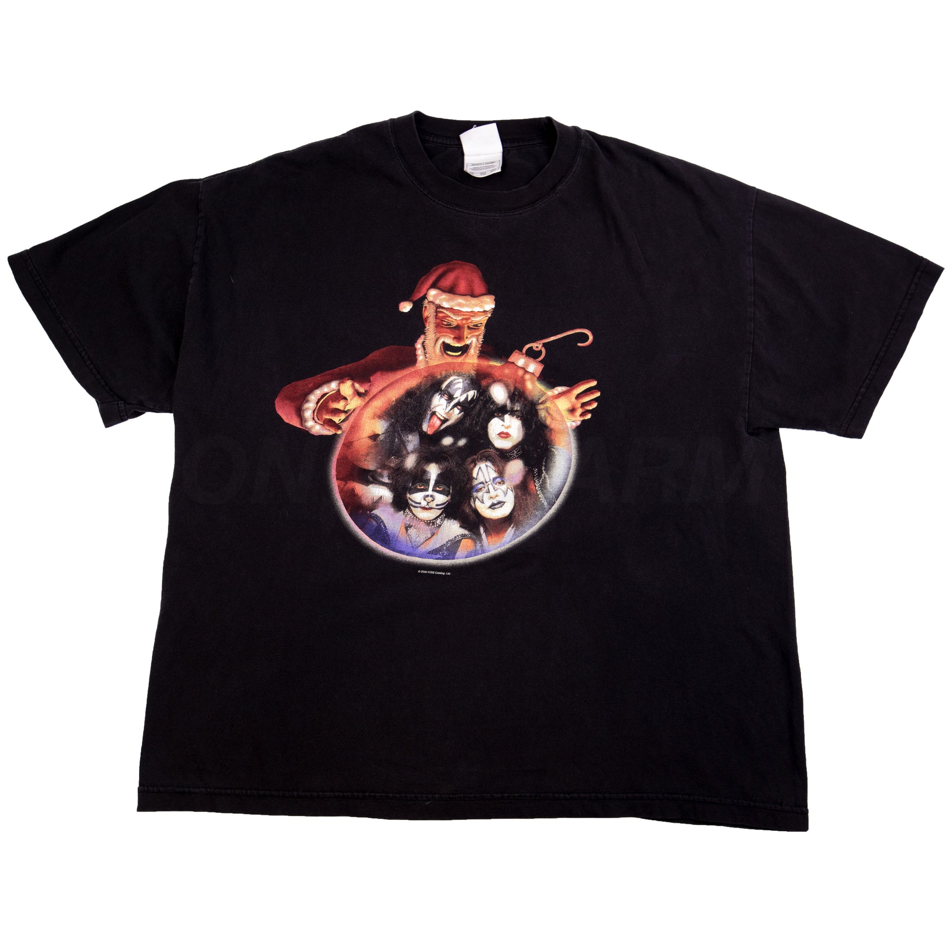 Vintage Black KISS Santa Tee (2000)
