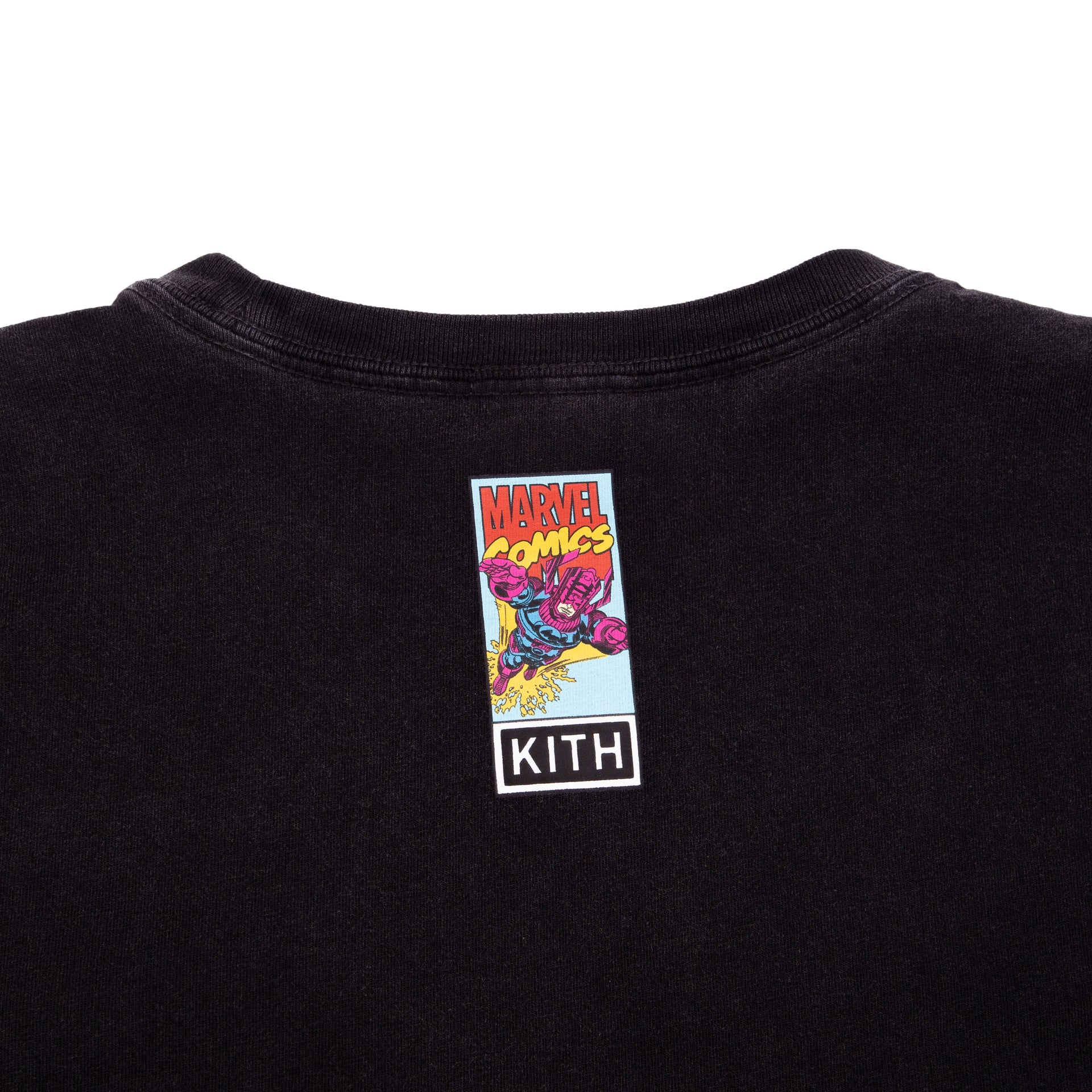 Kith Black Marvel Galactus & Silver Surfer Tee PRE-OWNED