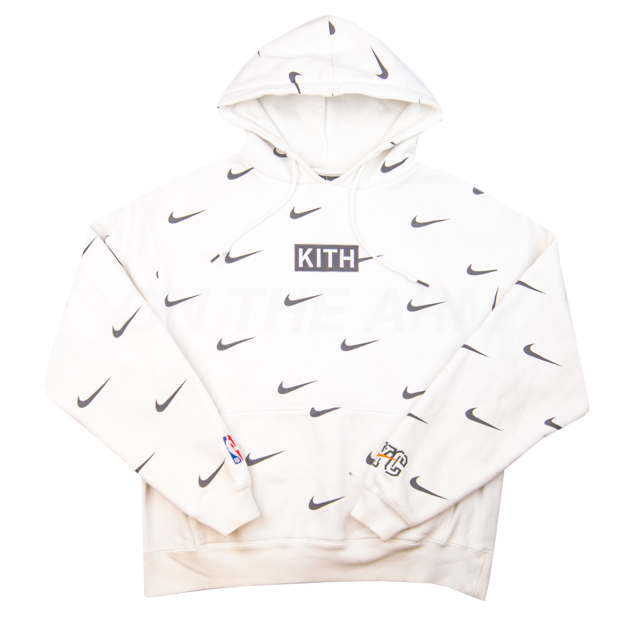 Kith White Nike NY Knicks Hoodie PRE-OWNED