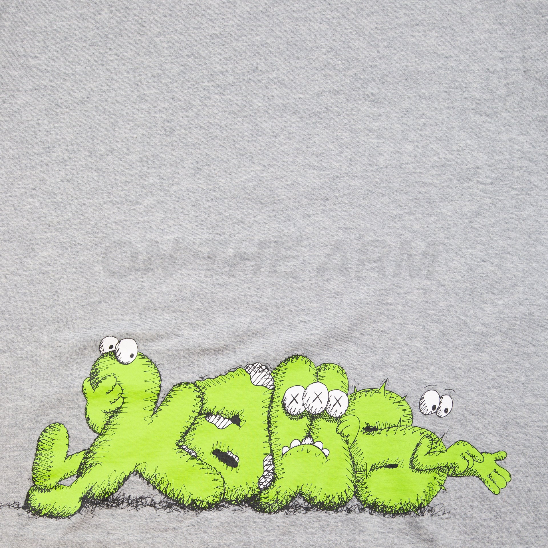 Uniqlo Grey Kaws Tee PRE-OWNED