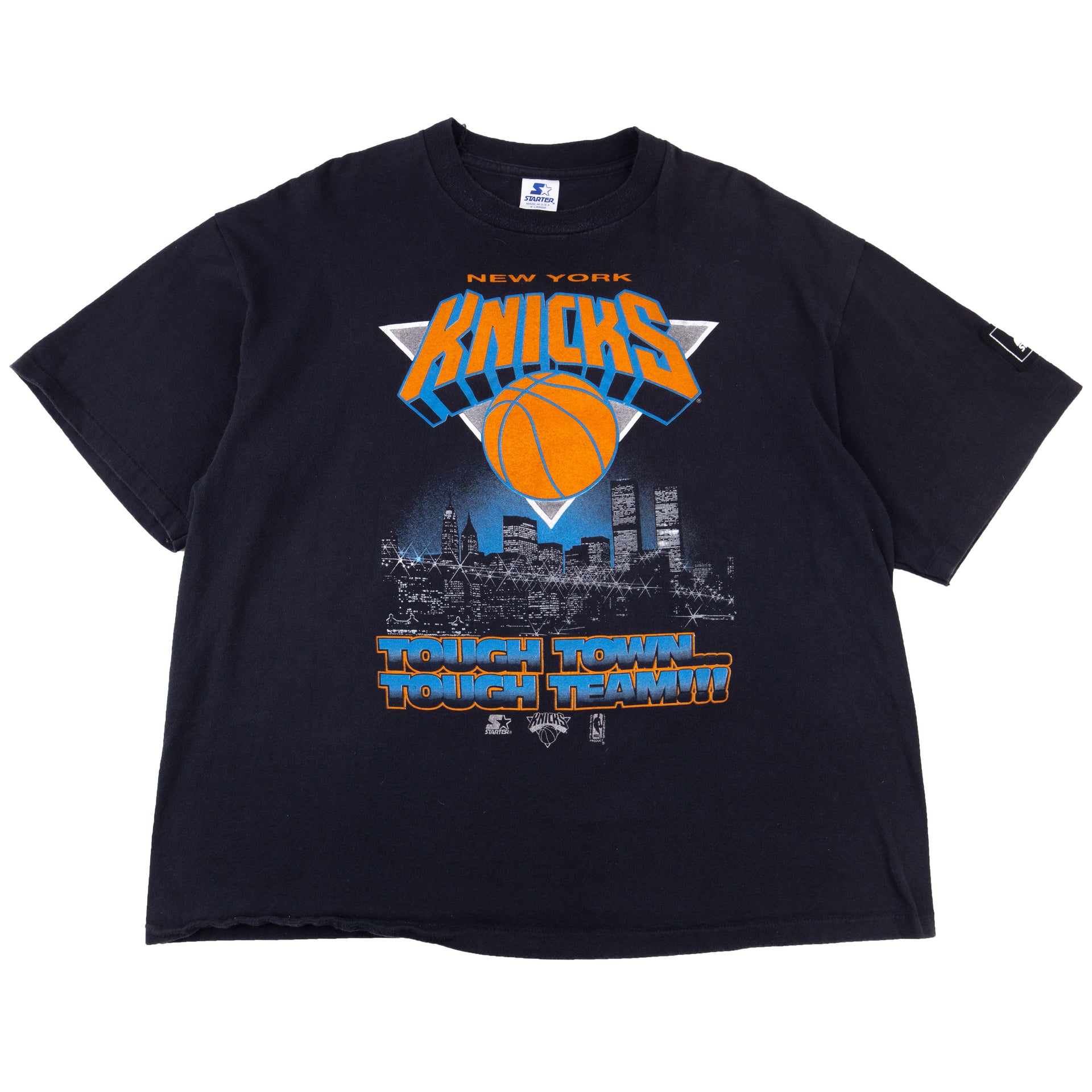 Vintage Black Starter NY Knicks Tee