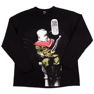 Stussy Black Knowledge L/S PRE-OWNED