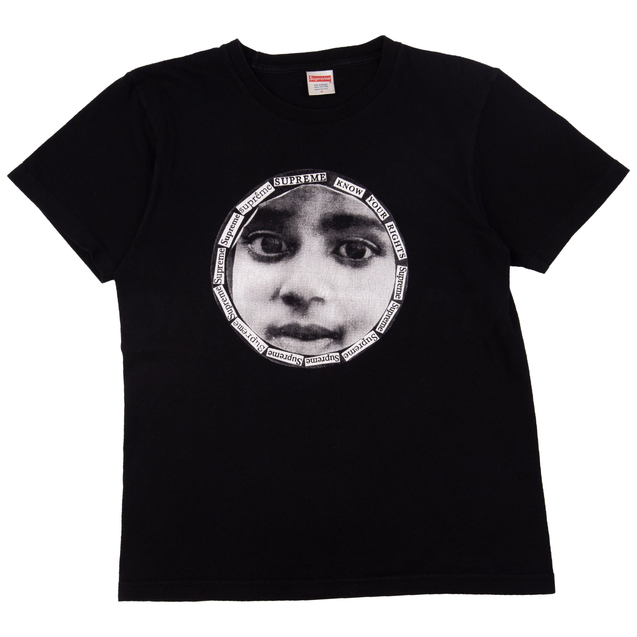 Supreme Black Know Your Rights Tee PRE-OWNED