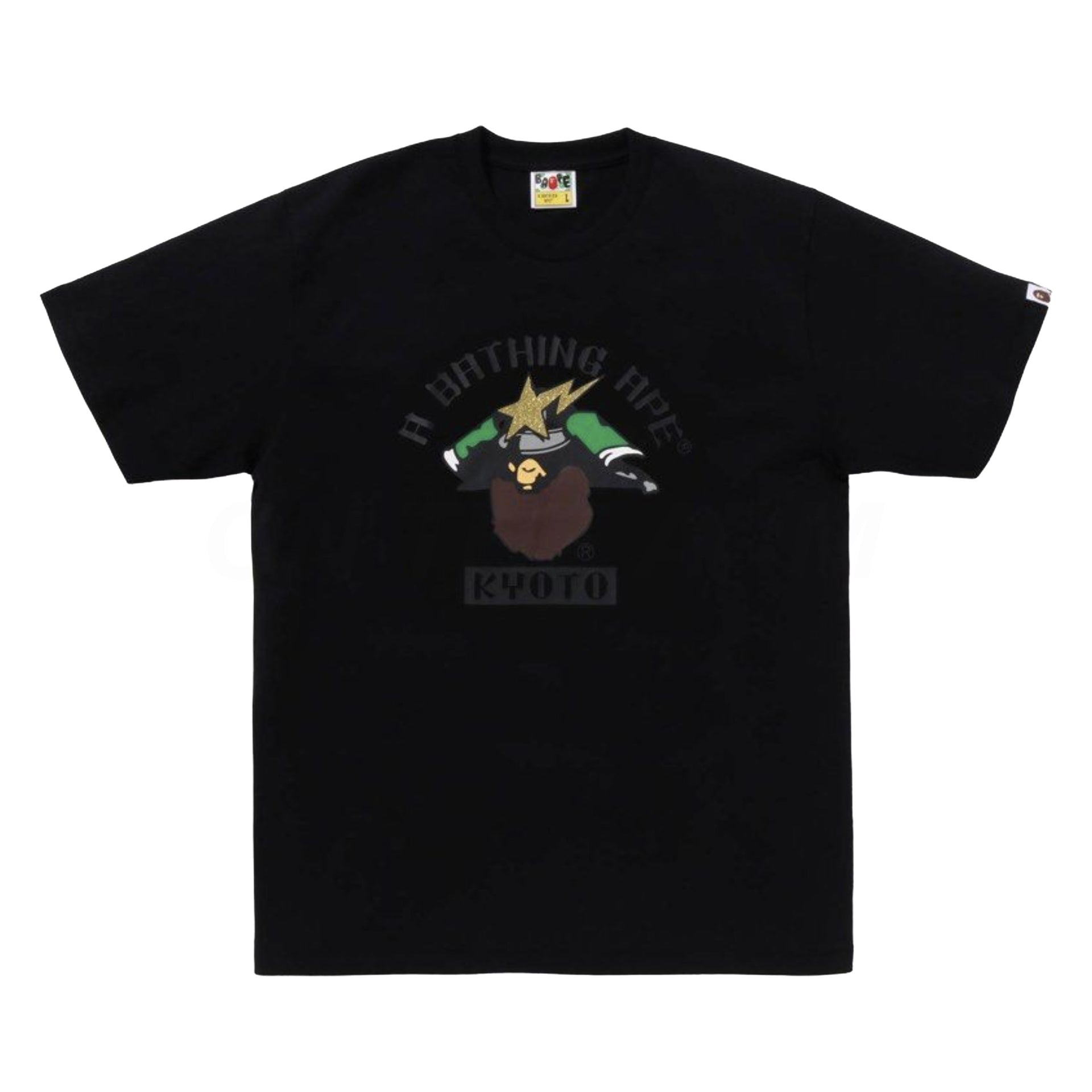 Bape Black Kyoto Exclusive Ape Tee