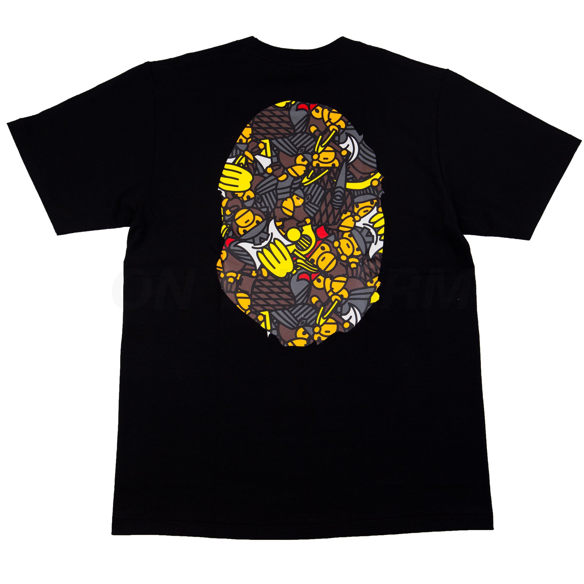 Bape Black Kyoto Exclusive Ape Head Tee