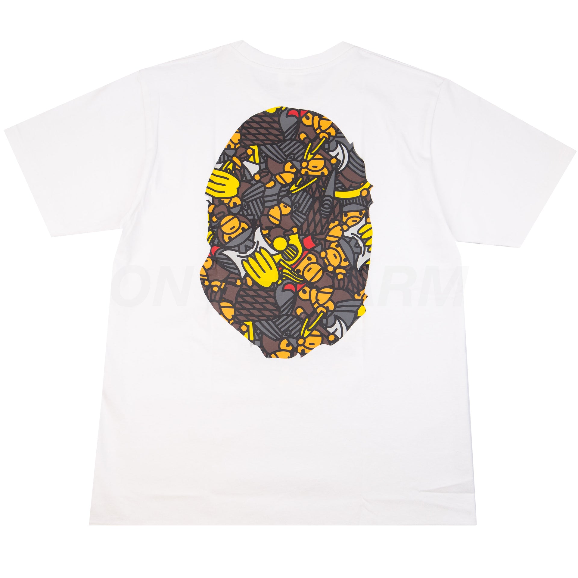 Bape White Kyoto Exclusive Ape Head Tee