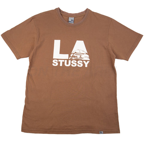 Stussy Brown LA Stussy Tee (1990's) PRE-OWNED