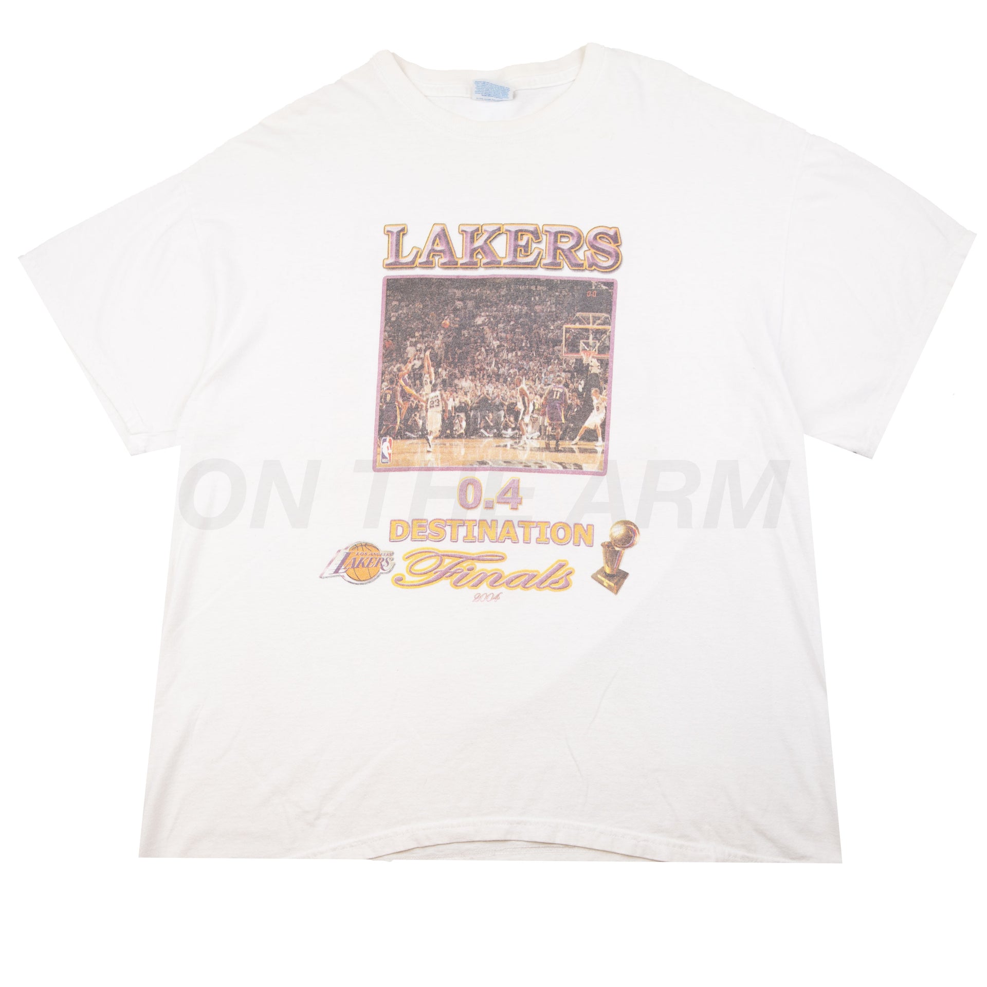 Vintage White Lakers Derek Fisher 0.4 Tee (2004)