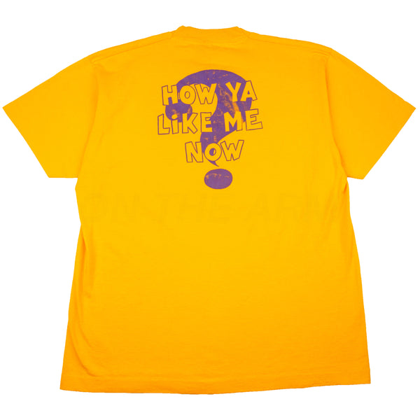 Vintage Yellow LA Lakers Back to Back Champions Tee (1988)