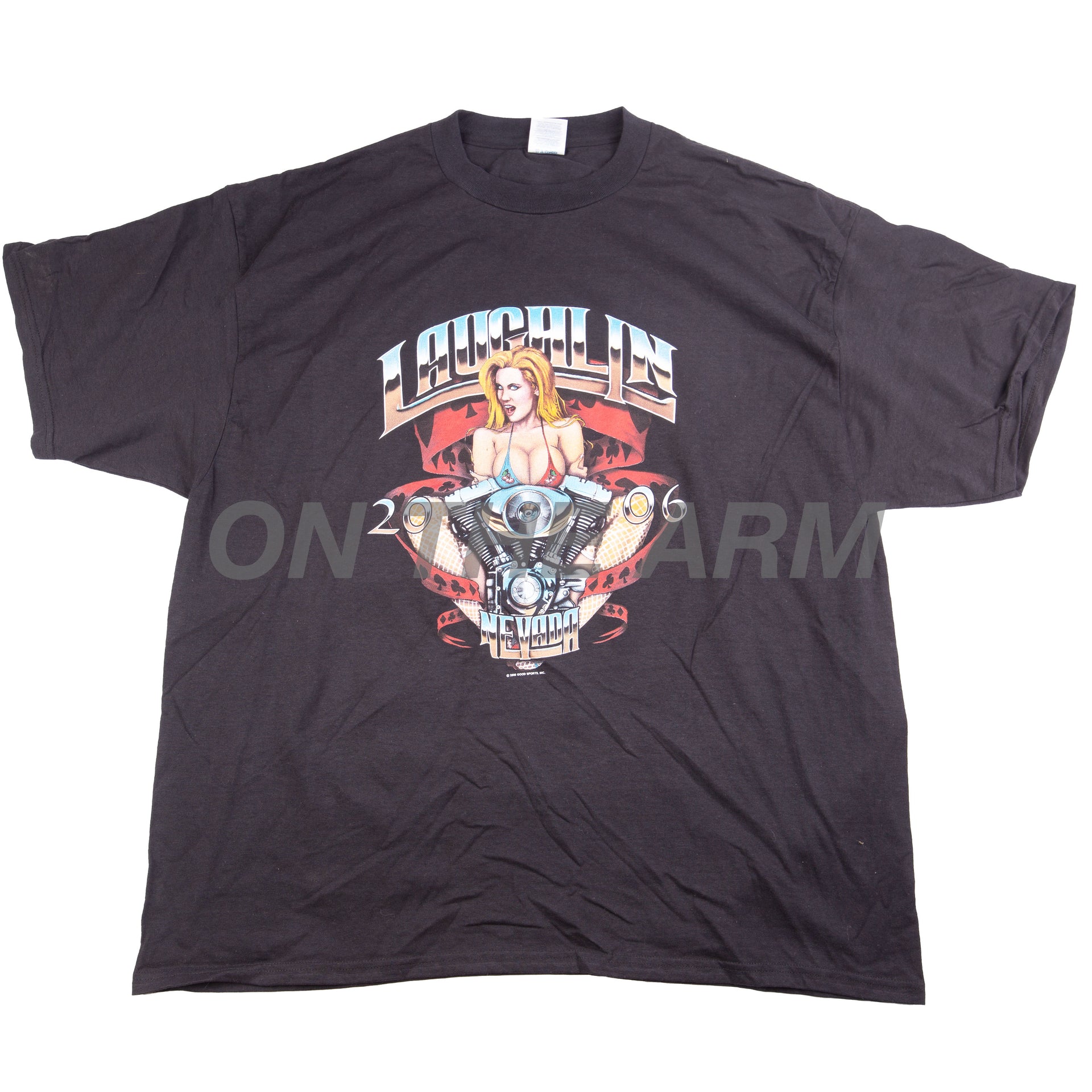 Vintage Black Laughlin Nevada Girl Tee (2006)