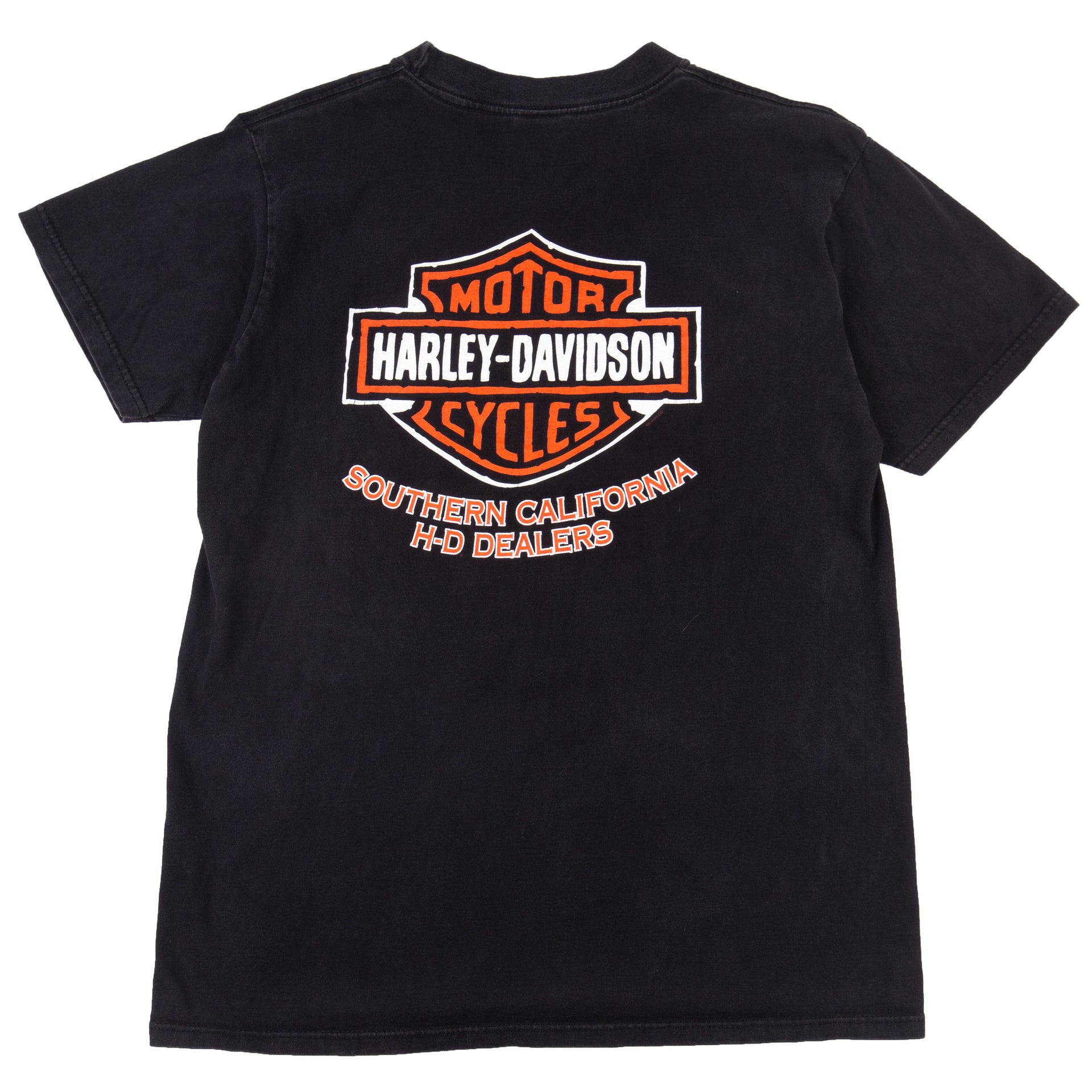 Vintage Black Harley Davidson Laughlin Tee (2000)