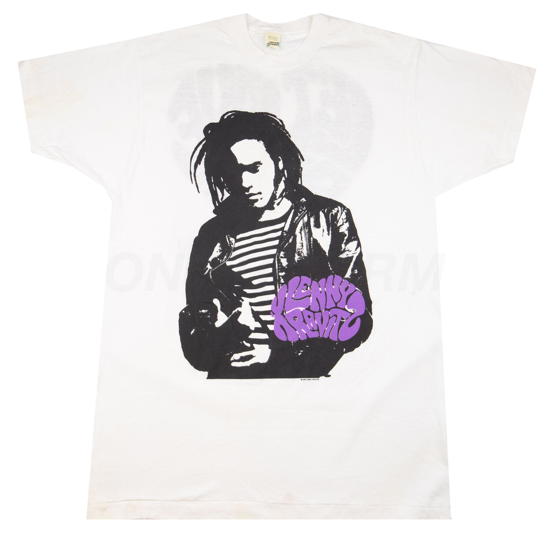 Vintage White Lenny Kravitz Let Love Rule Tee (1990)