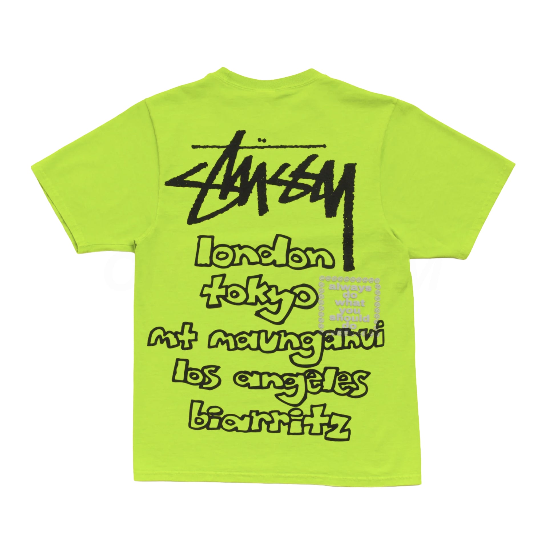 Stussy Lime Always World Tour Tee