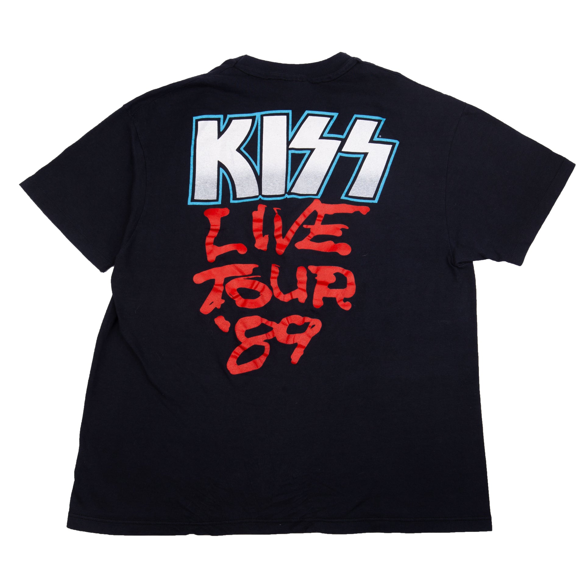 Vintage Black KISS Tour Tee (1989)