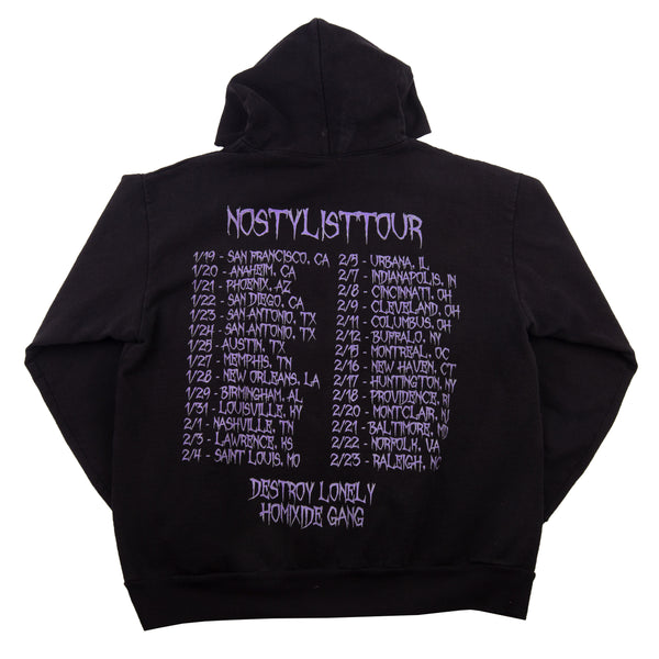 Destroy Lonely Black No Stylist Tour Twins Hoodie PRE-OWNED