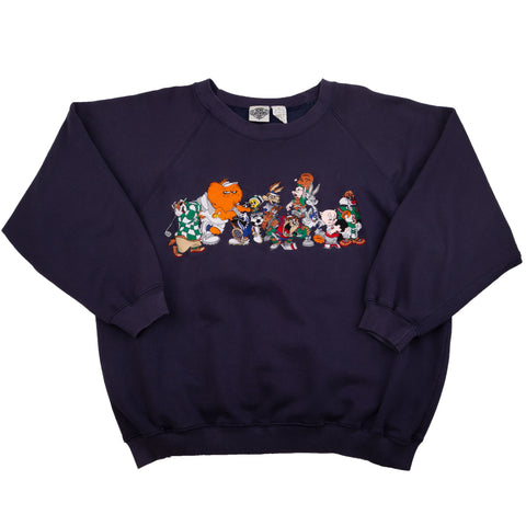 Vintage Navy Looney Tunes Sports Crew (1991)