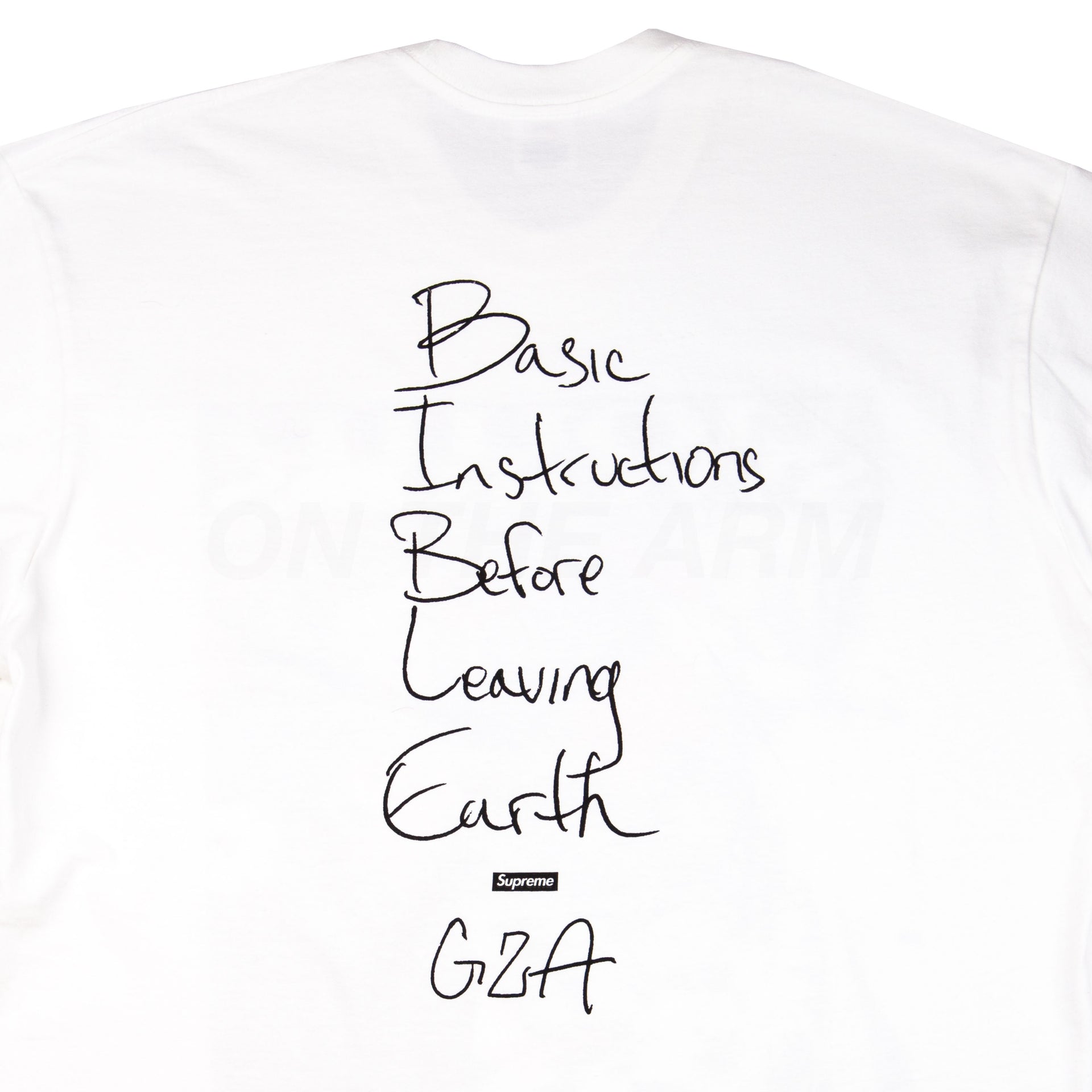 Supreme White Liquid Swords Tee