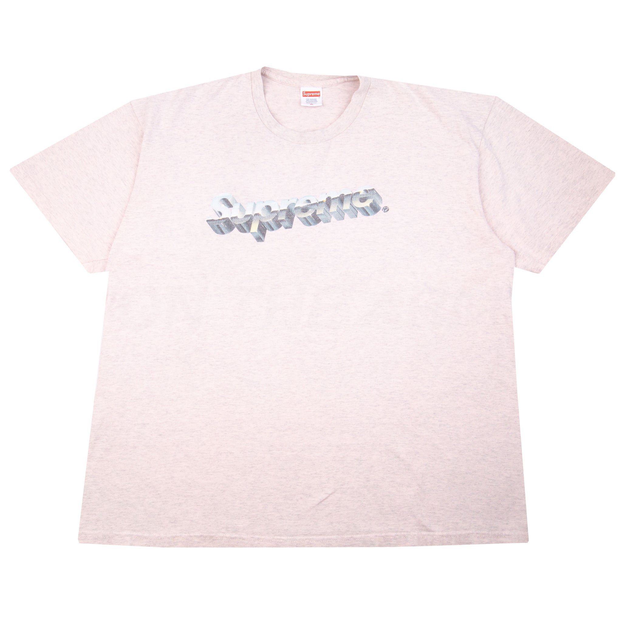 Supreme Light Pink Chrome Tee PRE-OWNED