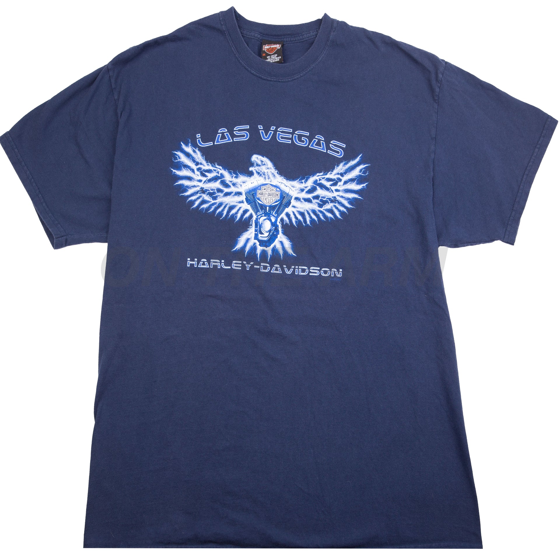 Vintage Navy Harley Davidson Las Vegas Tee (2000's)