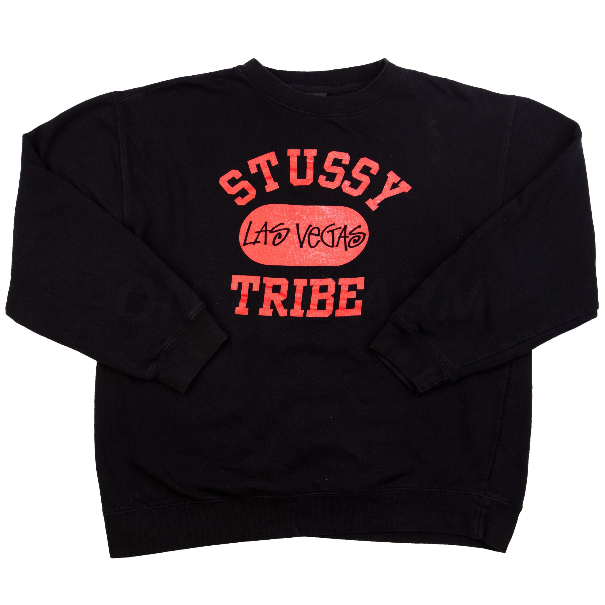 Stussy Black Las Vegas Tribe Crew PRE-OWNED