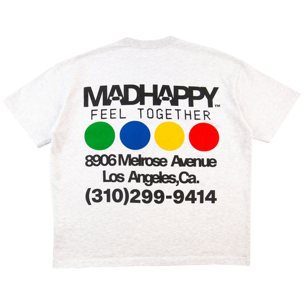 Madhappy Grey Feel Together Tee PRE-OWNED