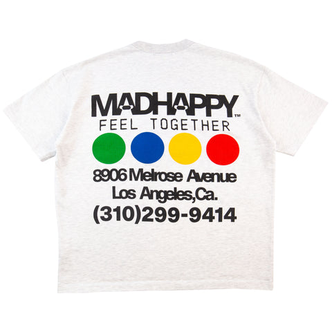 Madhappy Grey Feel Together Tee PRE-OWNED