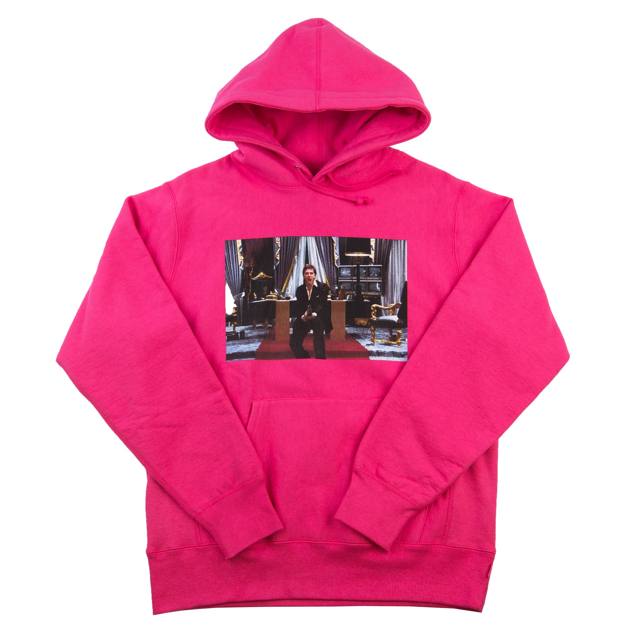 Supreme Magenta Scarface Hoodie PRE-OWNED