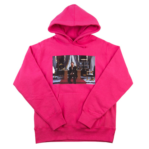 Supreme Magenta Scarface Hoodie PRE-OWNED