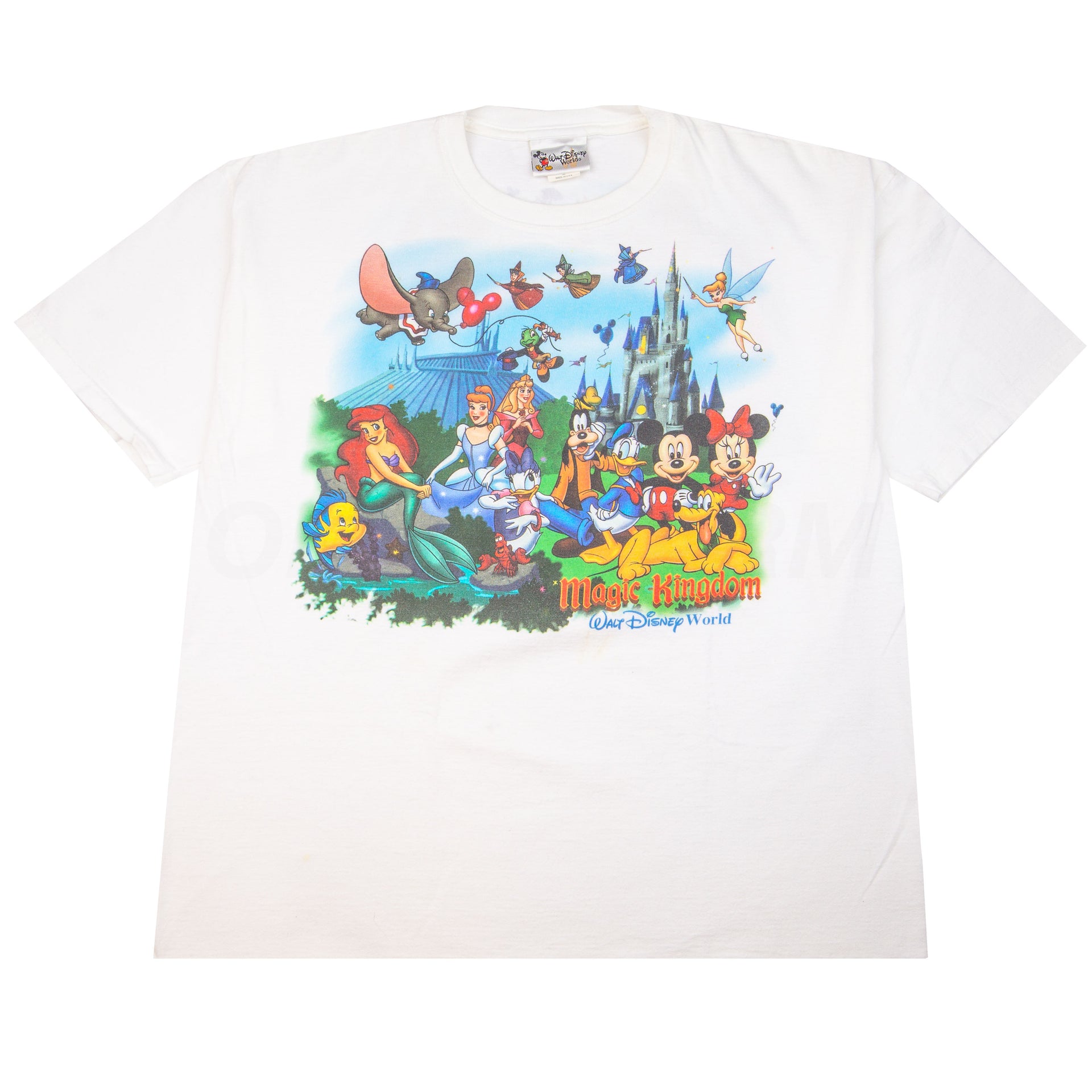 Vintage White Disney Magic Kingdom Tee (2000's)
