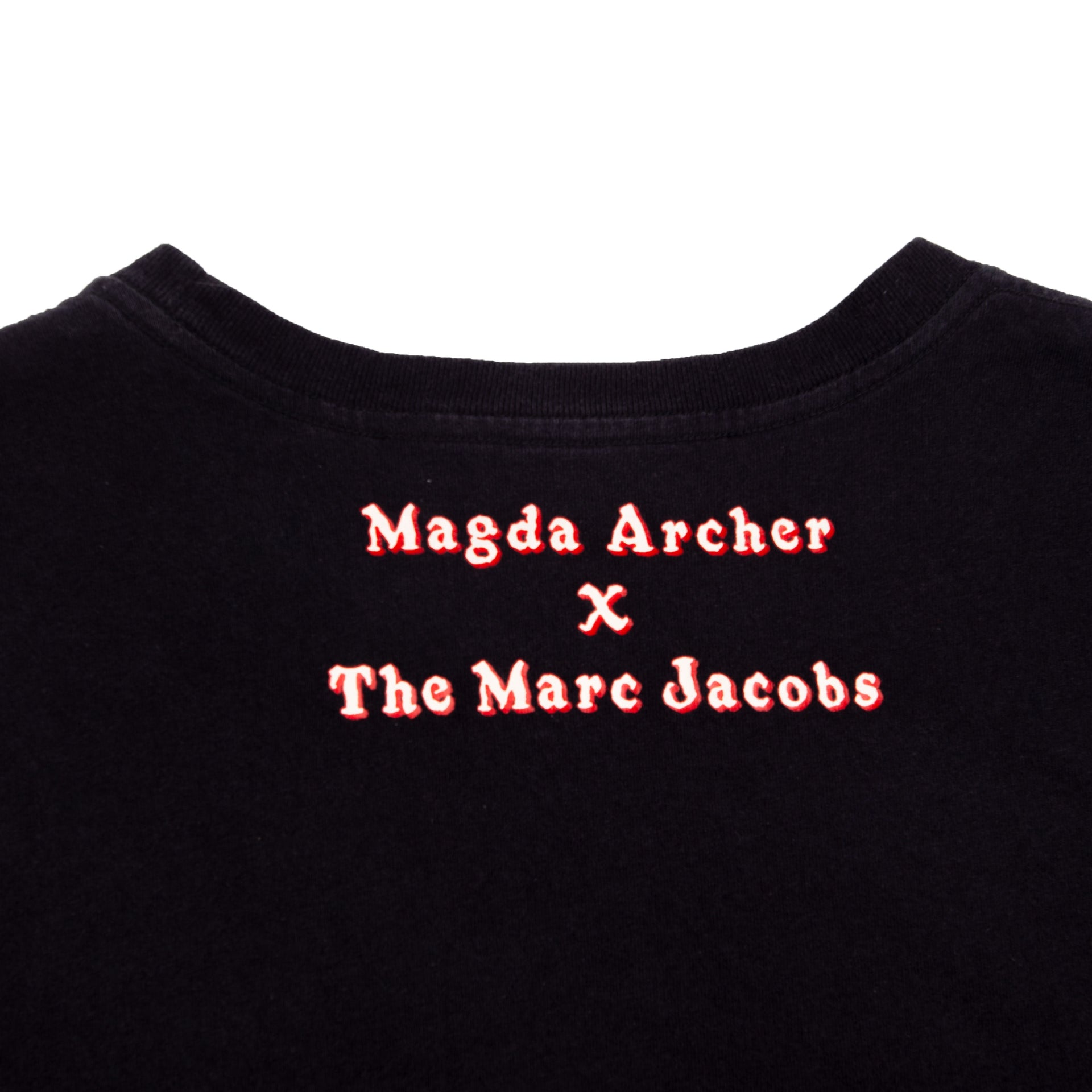 Marc Jacobs Black Magda Archer Tee PRE-OWNED