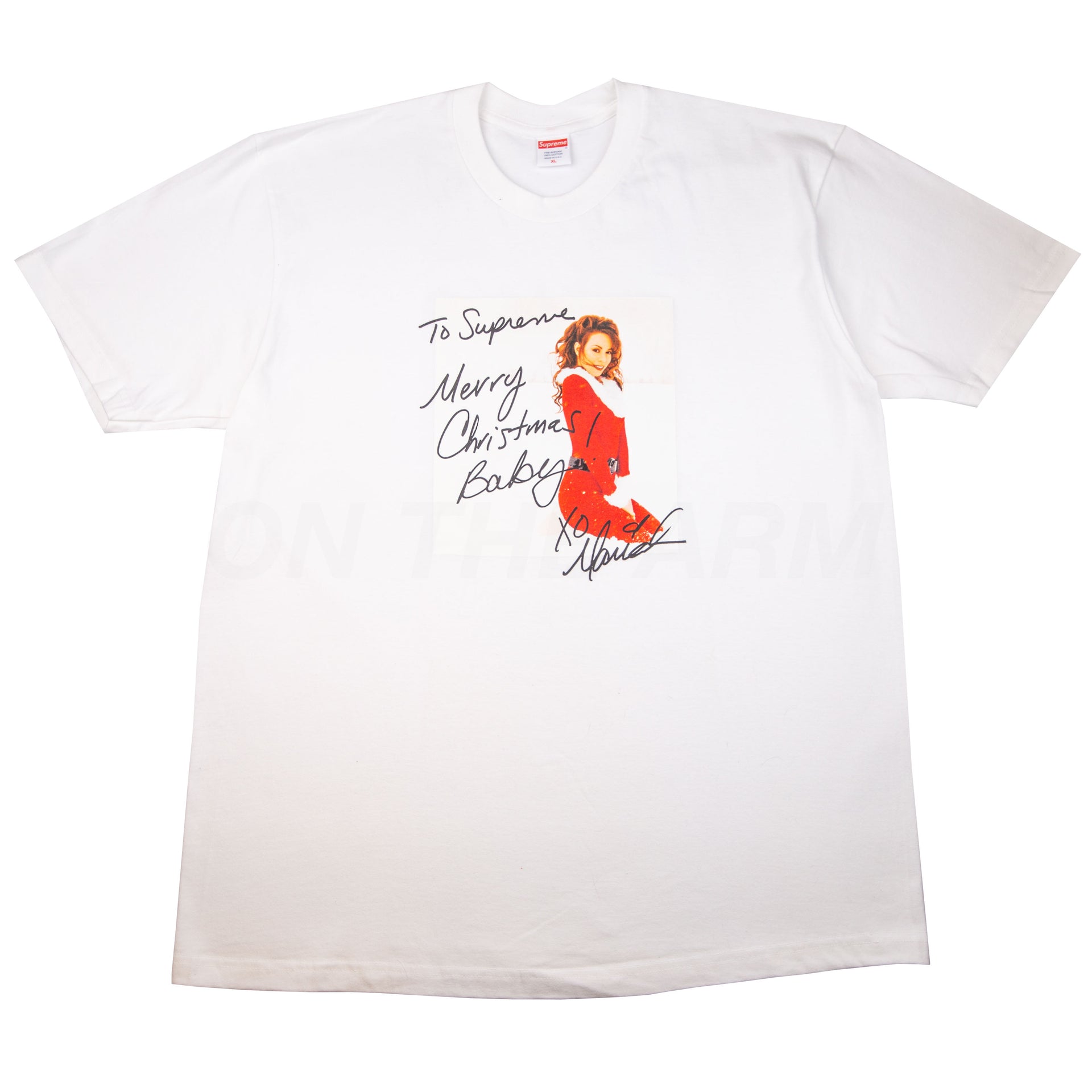 Supreme White Mariah Carey Photo Tee