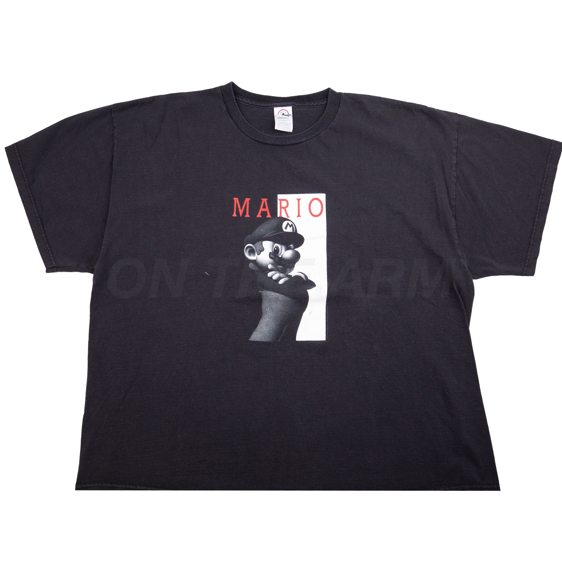 Vintage Black Scarface Mario Bootleg Tee (2007)