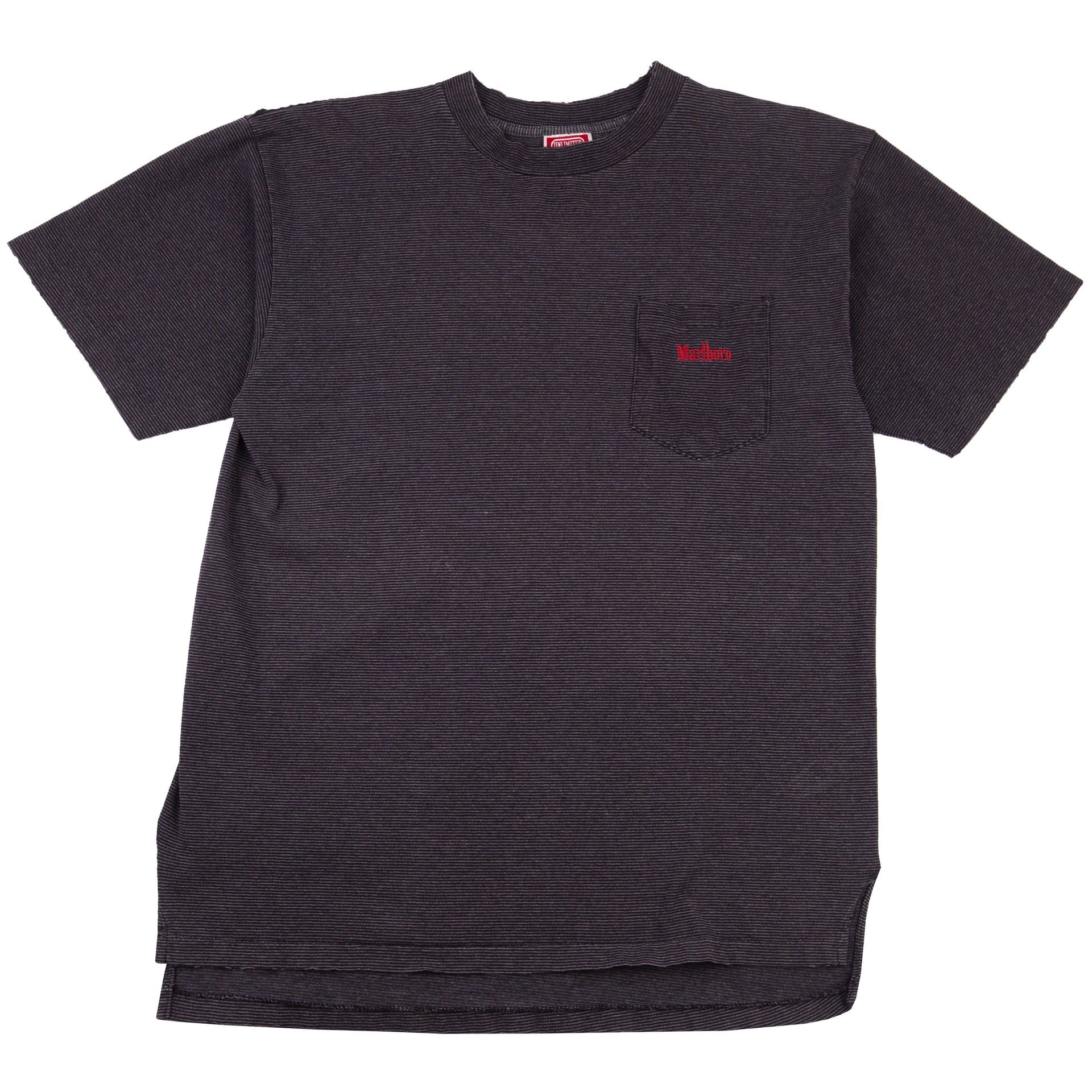 Vintage Black Striped Marlboro Tee