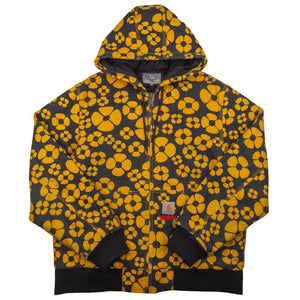 Carhartt WIP Black/Yellow Marni Hooded Work Jacket PRE-OWNED