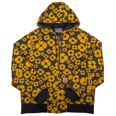 Carhartt WIP Black/Yellow Marni Hooded Work Jacket PRE-OWNED