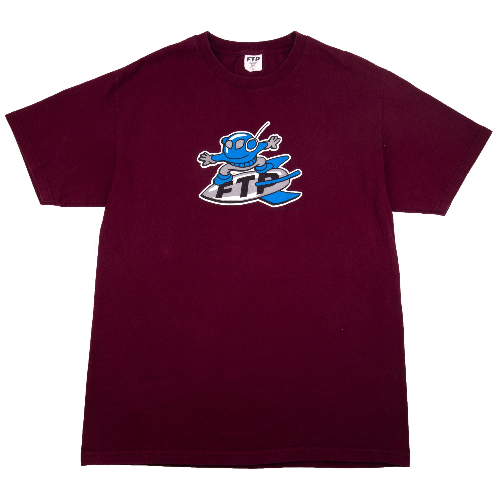 FTP Maroon Rocket Alien Tee PRE-OWNED